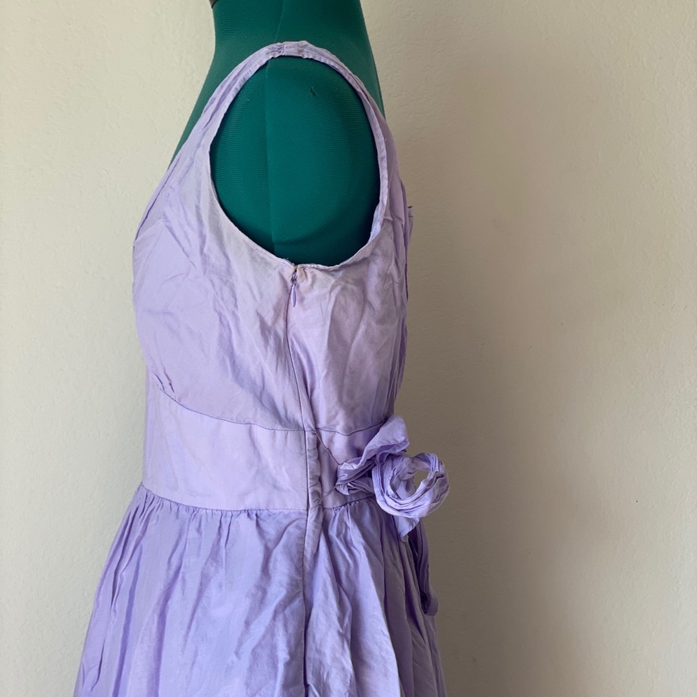 NFS lavender tea empire waist dress Size 10 - Picture 8 of 8